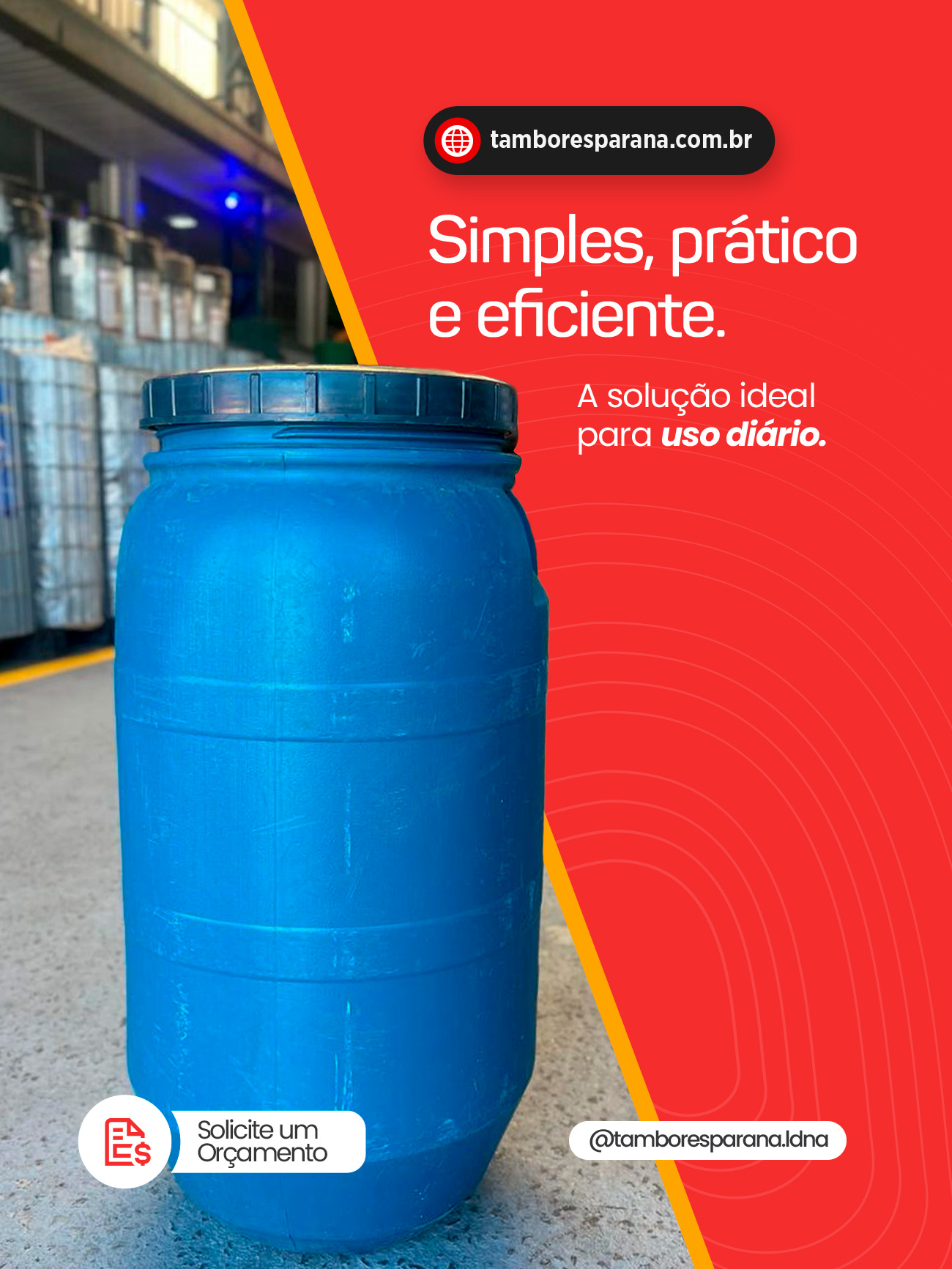 Tambores plásticos